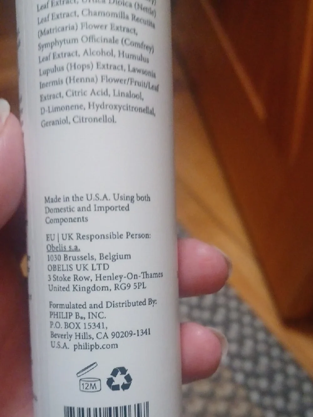 Philip B. Weightless Conditioning Water - Instant Shine & Repair Spray